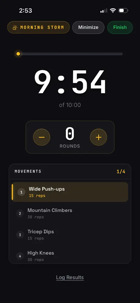 WodSpark - workout timer